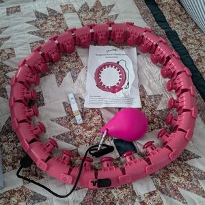 Pink Weighted Smart Hula Hoop